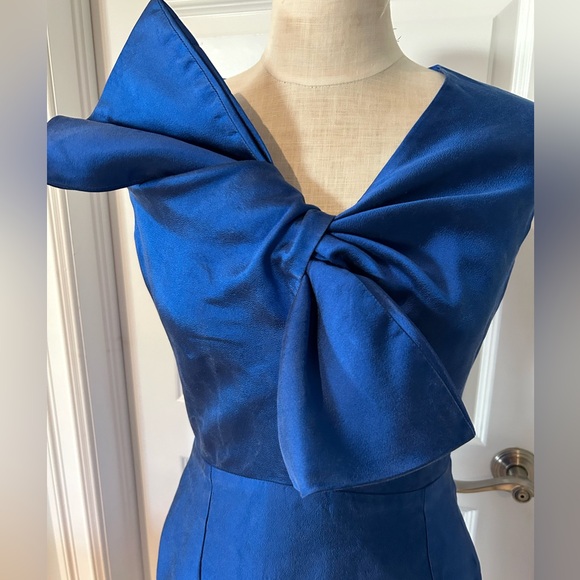 Greta Constantine custom order Silfit dress size M in cobalt. - Picture 7 of 8